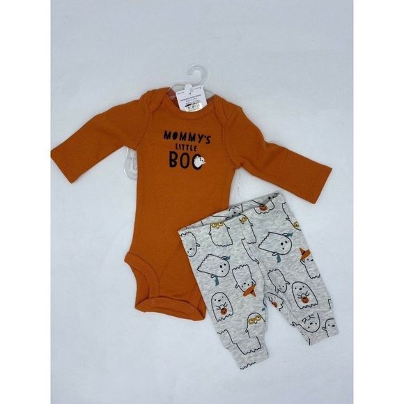 Carter's Halloween Outfit "Mommy's Little BOO" Ghost Newborn 6 Months - Picture 2 of 10